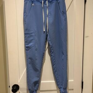 FIGS XS Zamora Joggers- Ceil Blue